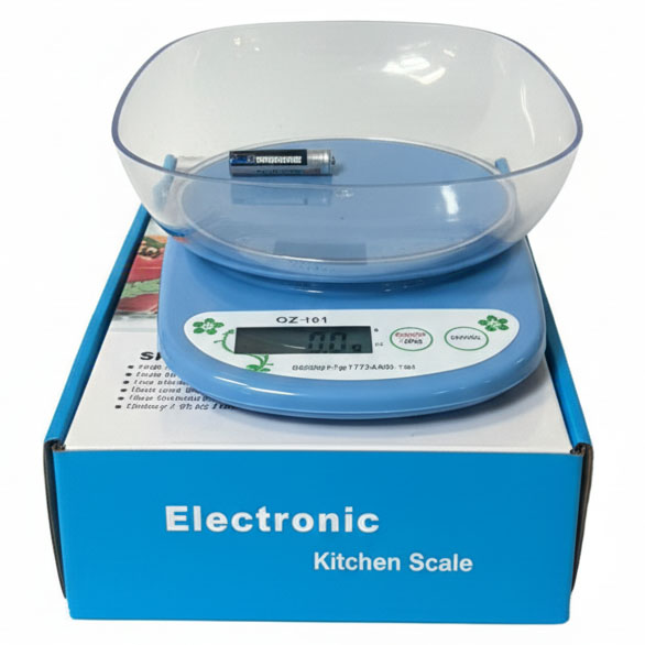 Electronic Kitchen Scale with Bowl 5kg Capacity Digital Food Weighing Scale